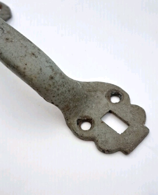 Antique Large Handle Cast Primitive Cabinet Barn Door Grab Handle Old Hardware