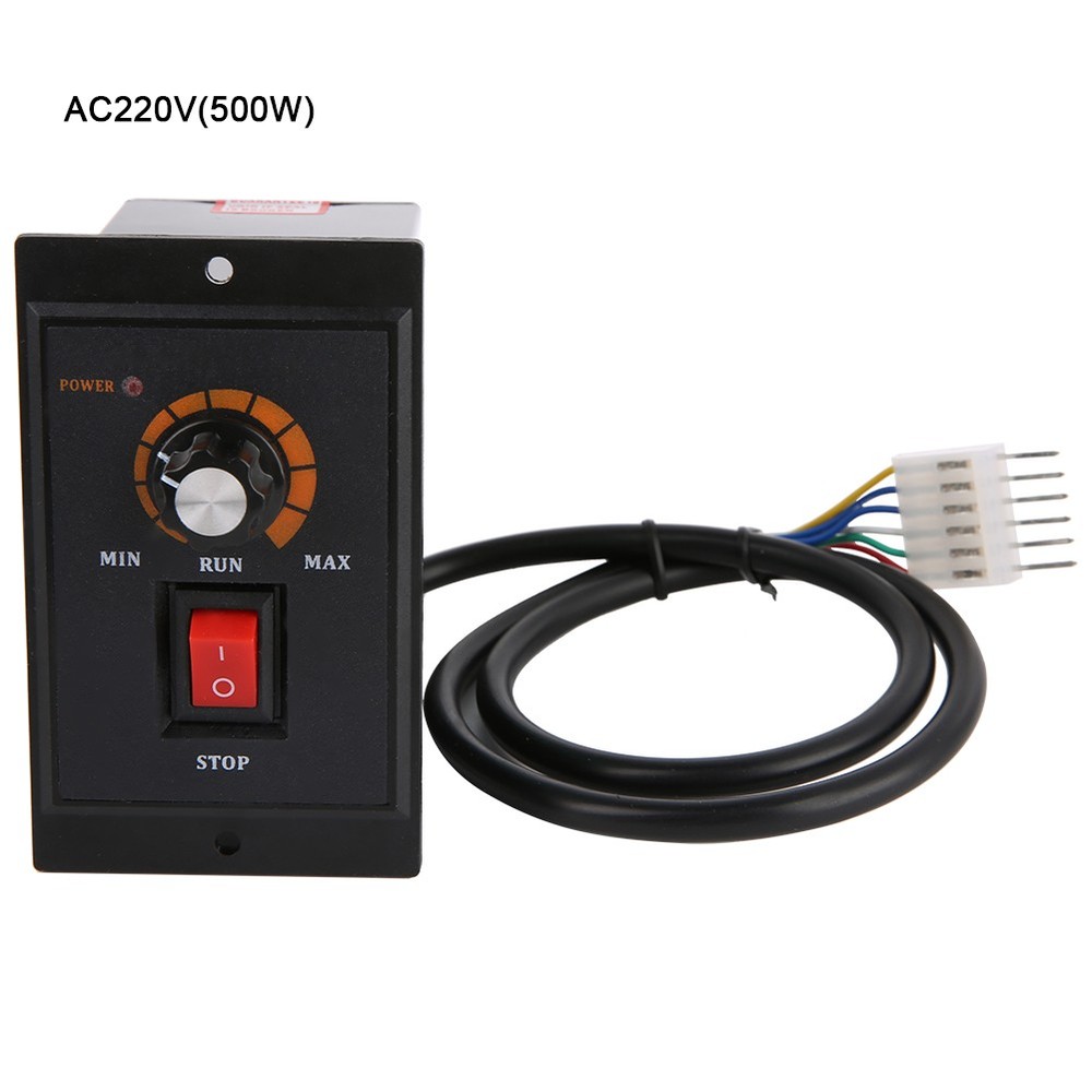AC 220V Single Phase AC Motor Speed Controller Motor Speed Regulator 500W