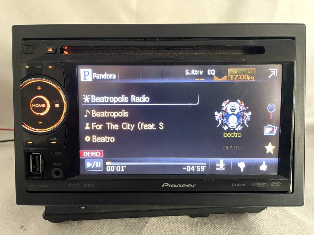 PIONEER AVH-P1400 Multimedia DVD Receiver 5.8" Widescreen Touch Display USB ipod