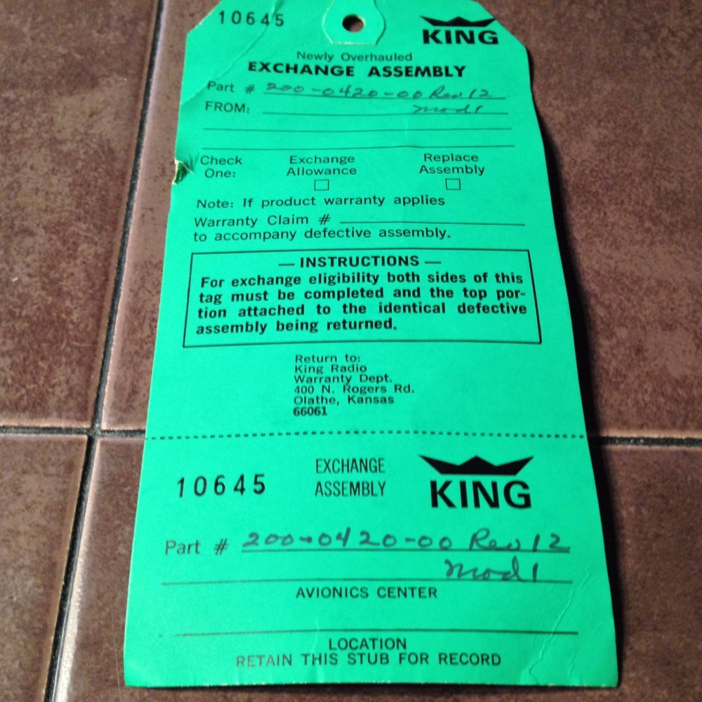 King KDM-705A Modulator Board 200-0420-00, NOS