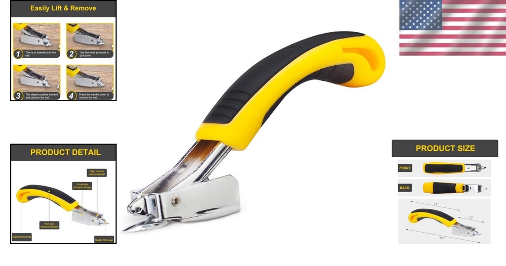 High-Quality Heavy Duty Staple Puller - Effortless Removal for All Surfaces