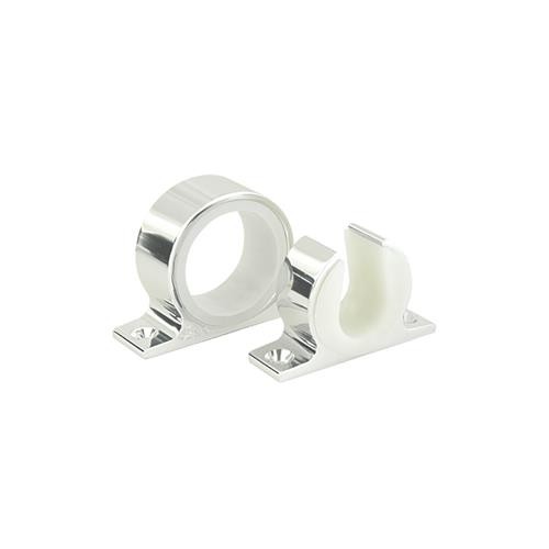 Lee's Single Rod Rack Set - Bright Silver Finish