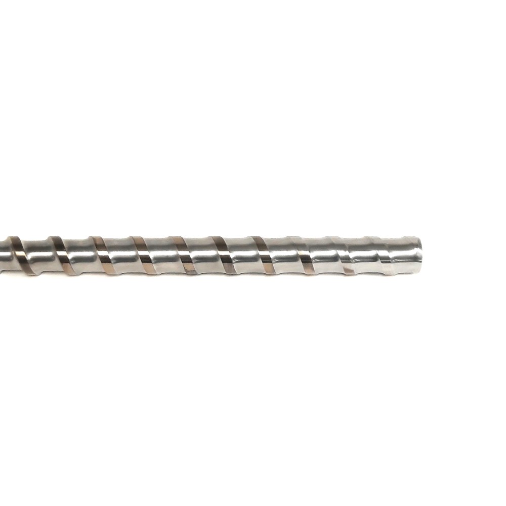 Davis Standard 3/4" Extruder Feedscrew 25-3/4" Long, 21" Screw, 4mm Thread Width