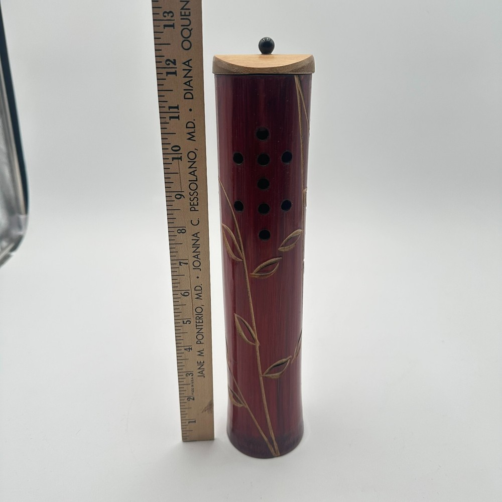 Bamboo Carved Incense Burner / Holder
