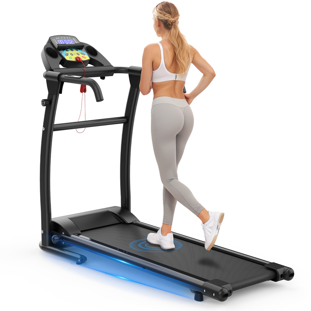 2.5HP Foldable Treadmill for Home Quiet Folding Running Jogging Machine, 265 LBS