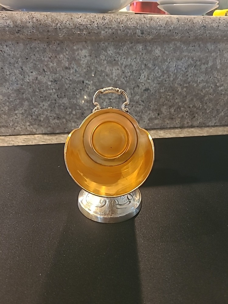 Silver-Plated Rainard Sugar Scuttle w/ Matching Scoop