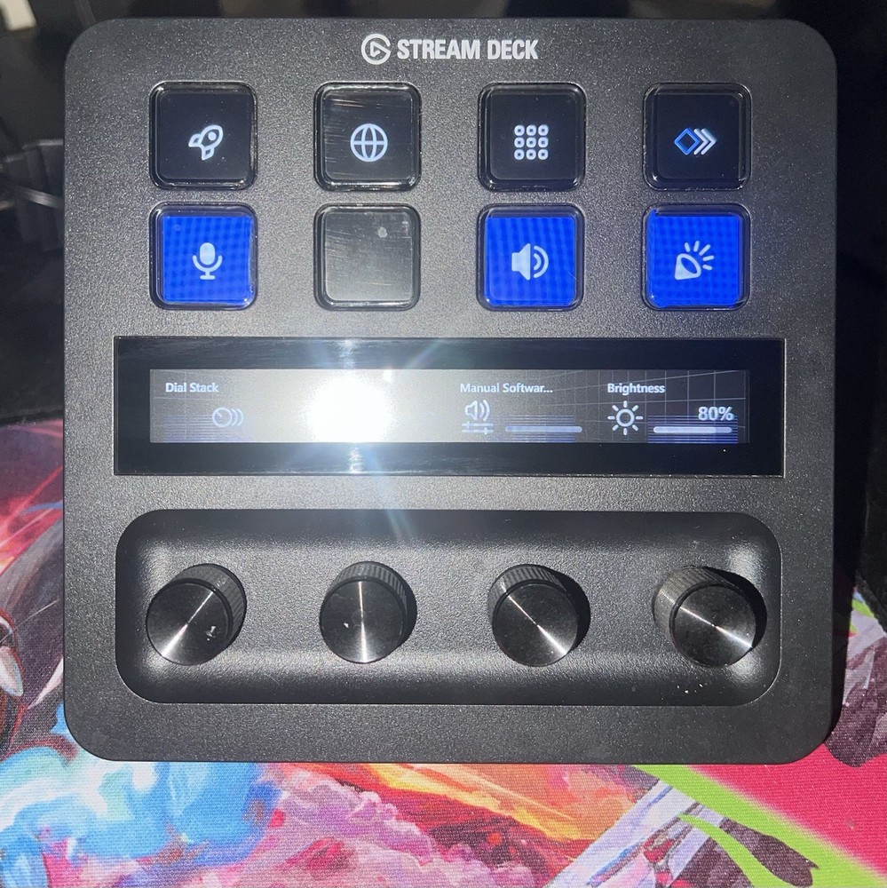 Elgato Stream Deck Plus + XLR Microphone Controller Corsair Black
