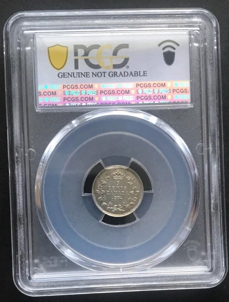 🇨🇦🇨🇦 CANADA 1917 5 Cents - Edward VII COIN 🇨🇦🇨🇦