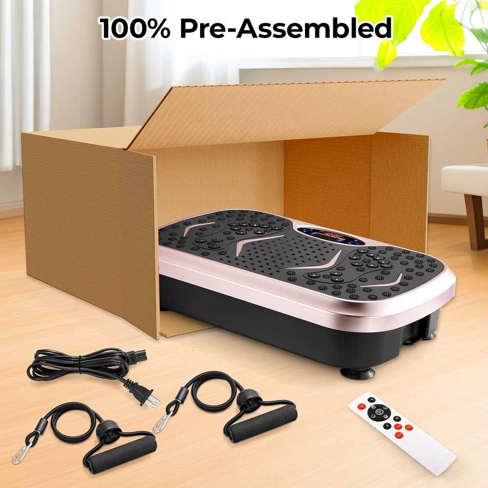 3D Vibration Plate Exercise Machine Whole Body Power Workout Vibration Platform