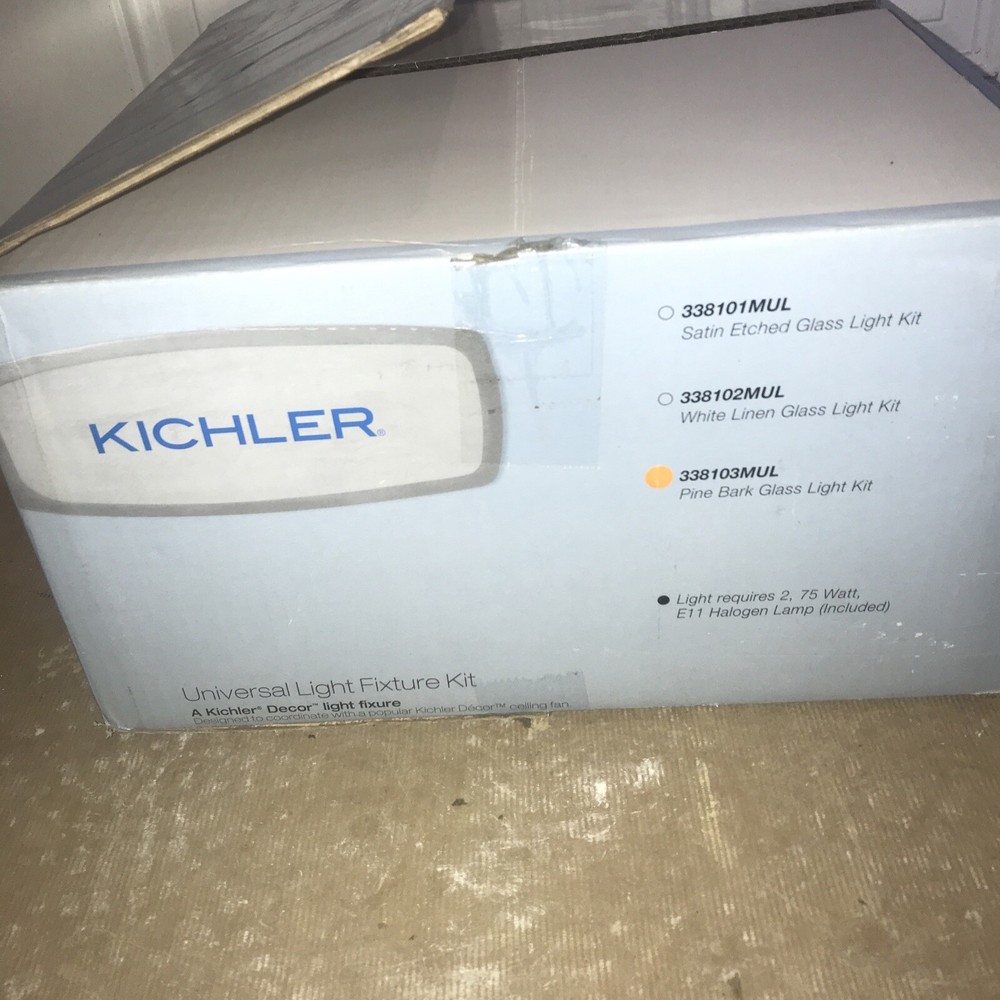 Kichler 338103MUL Fan Light Kits 2 Light Multiple Fan Light Kit