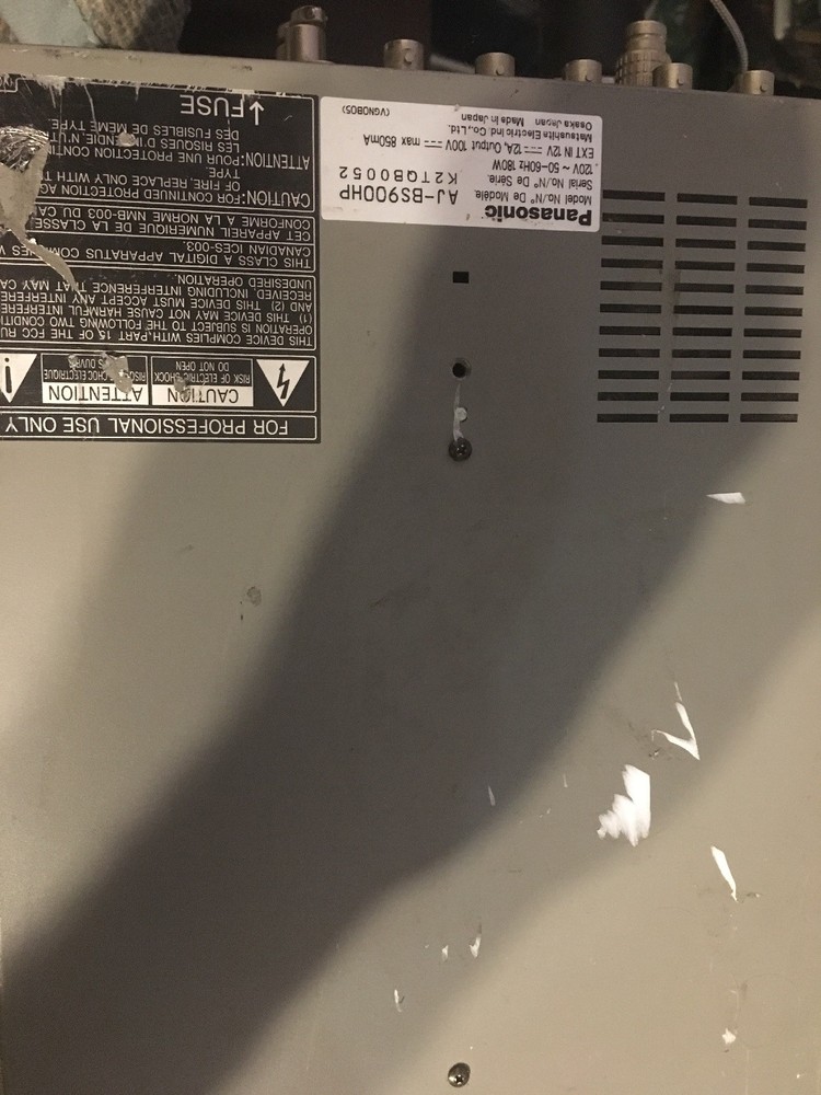 Panasonic DVCPRO Digital Triax Base Station AJ-BS900HP