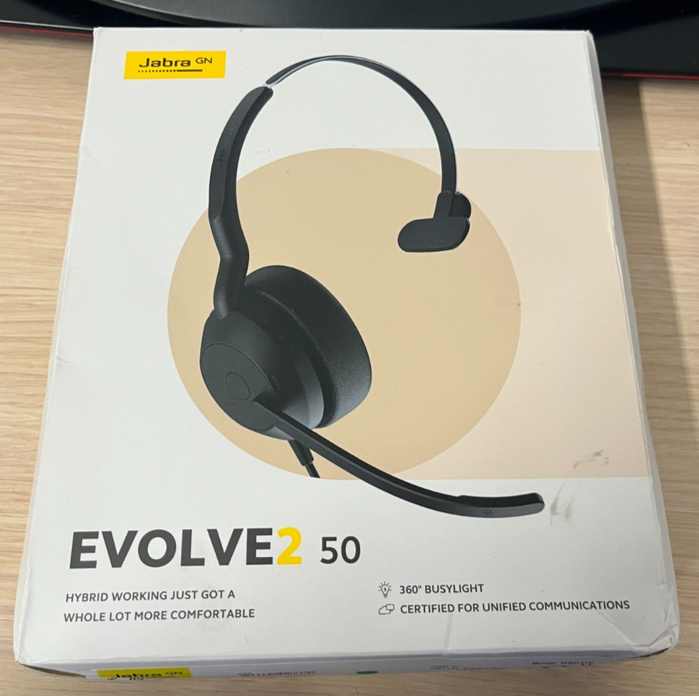 Jabra Evolve2 50 - USB-C, UC Mono, HSC175