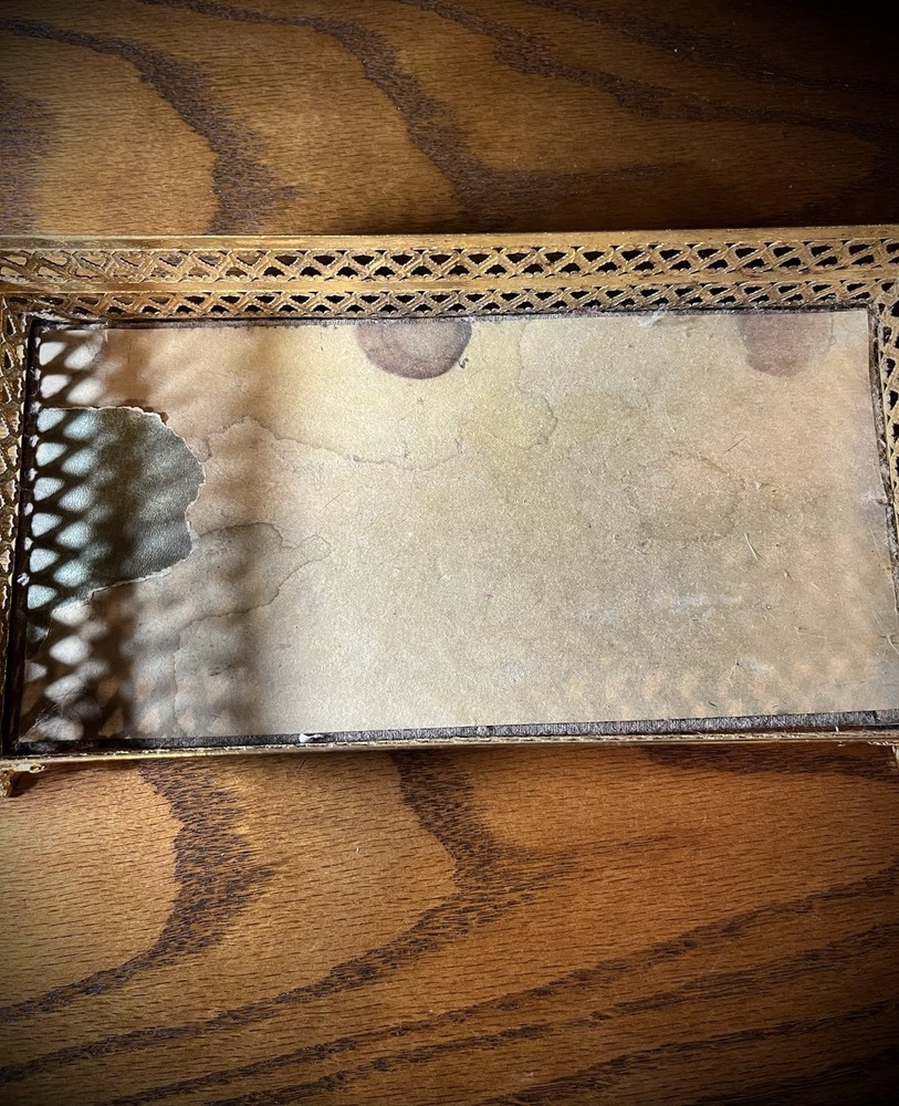 Vintage Hollywood regency tissue box holder