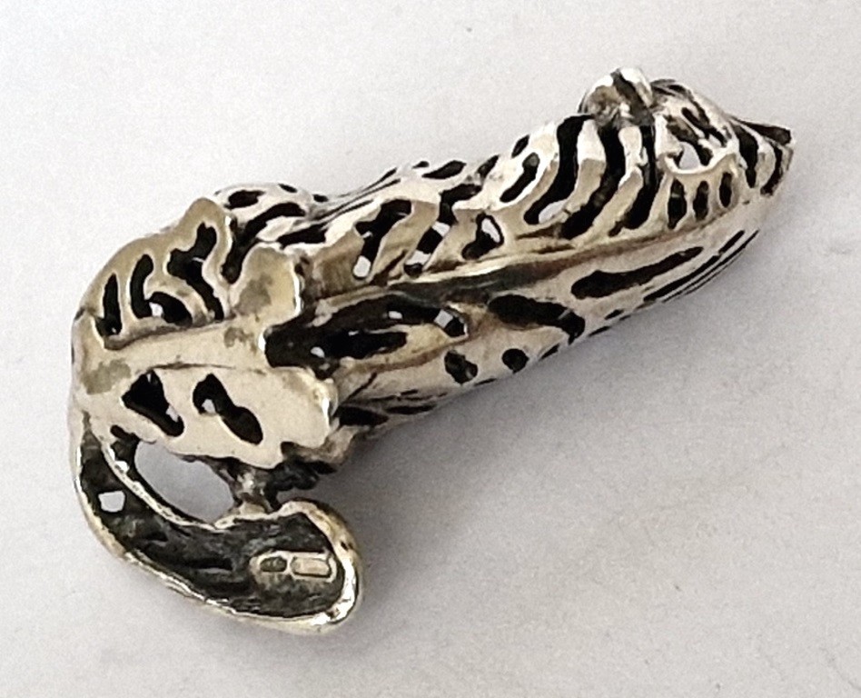 Decorative Figure Cat 800 Silver Z520