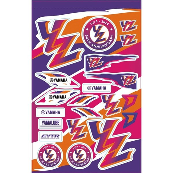 D'COR Visuals Yamaha Retro Decal Sheet | 40-50-103