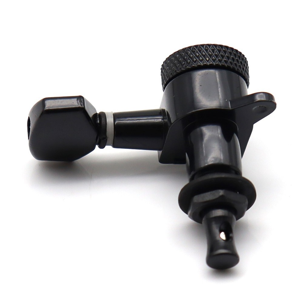 Left 6 Strings Electric Guitar Locking Tuning Pegs Black Tuners Machine Heads