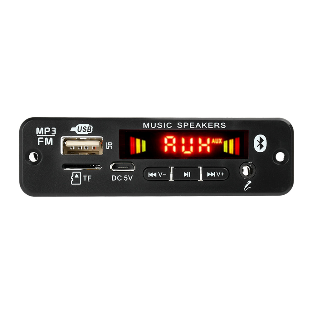 2*20W Amplifier Stereo DIY MP3 Decoder Board Bluetooth 5.0 Car FM Radio Module