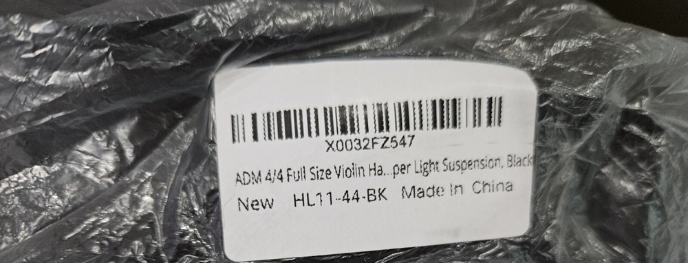 ADM 4/4 Full Size Beginner Violin Hard Case Basic Professional Triangular Shape