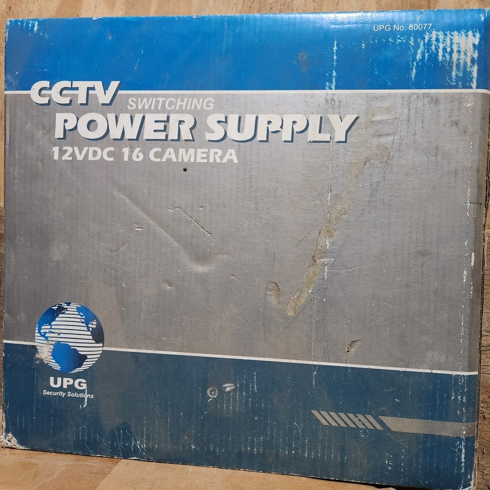 UPG Security Solutions 80077 CCTV Switching Power Supply 12VDC 16 Camera