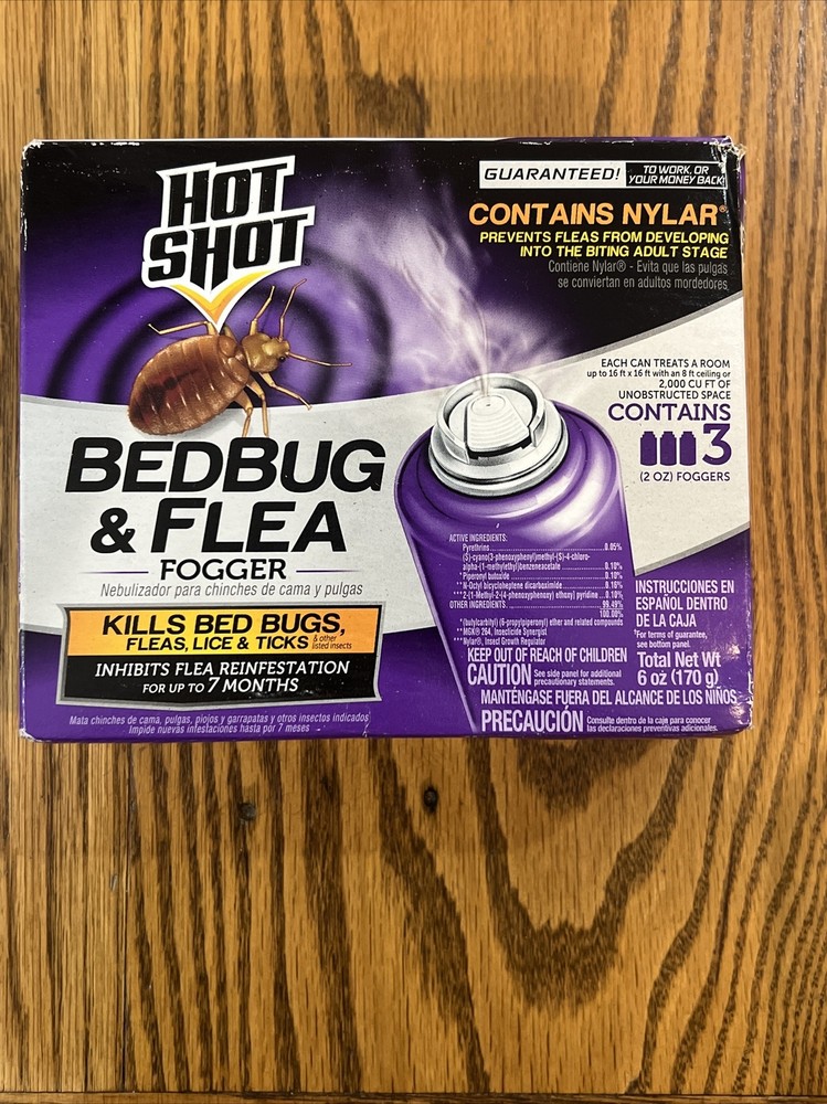 Hot Shot Bed Bug And Flea Fogger (3-Pack)