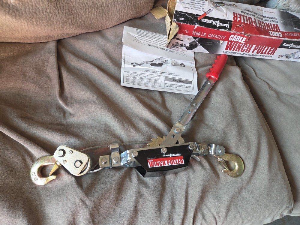 Haul Master 1200 Lb. Cable Winch Puller 30131