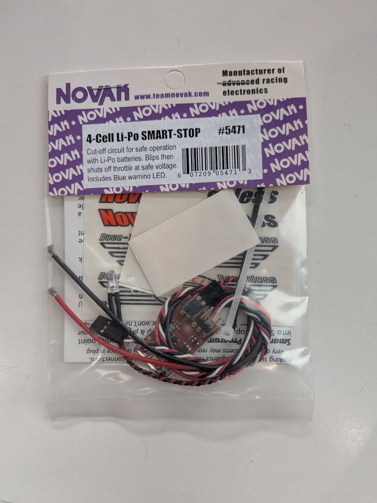 Novak 4-Cell Smart-Stop Li-Polymer Cut-Off Module 5471