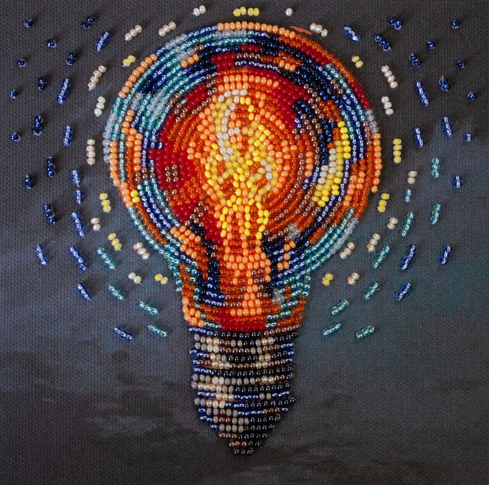 Mini Bead embroidery kit - Bring the light AM-260