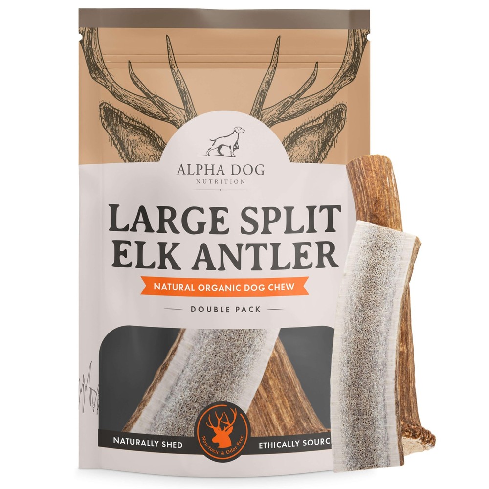 Elk Antler Chews (Large, Split)