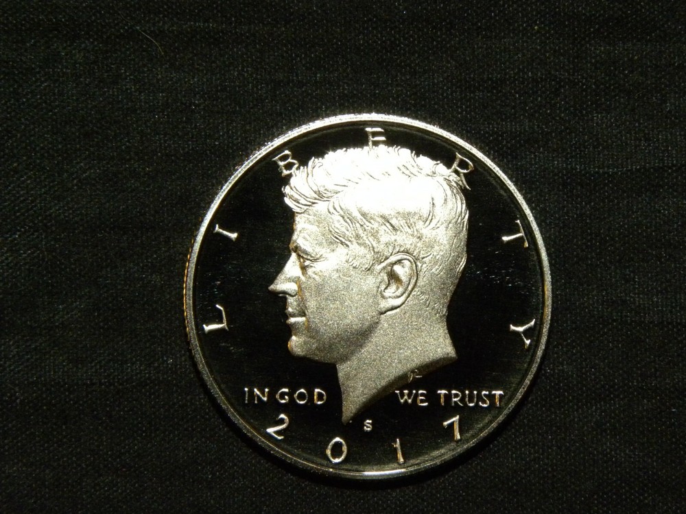 2017 S PROOF CLAD KENNEDY HALF DOLLAR FROM PROOF SET WITH FREE SHIPPING
