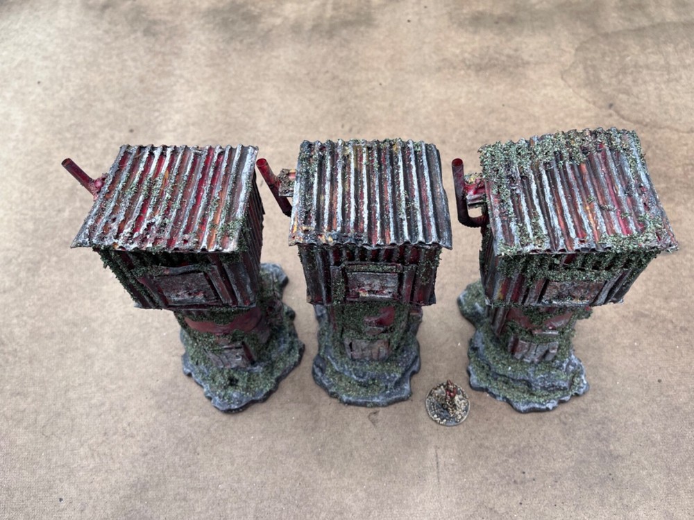 Sci-Fi Terrain pieces .16 – Tabletop Gaming scratch built.