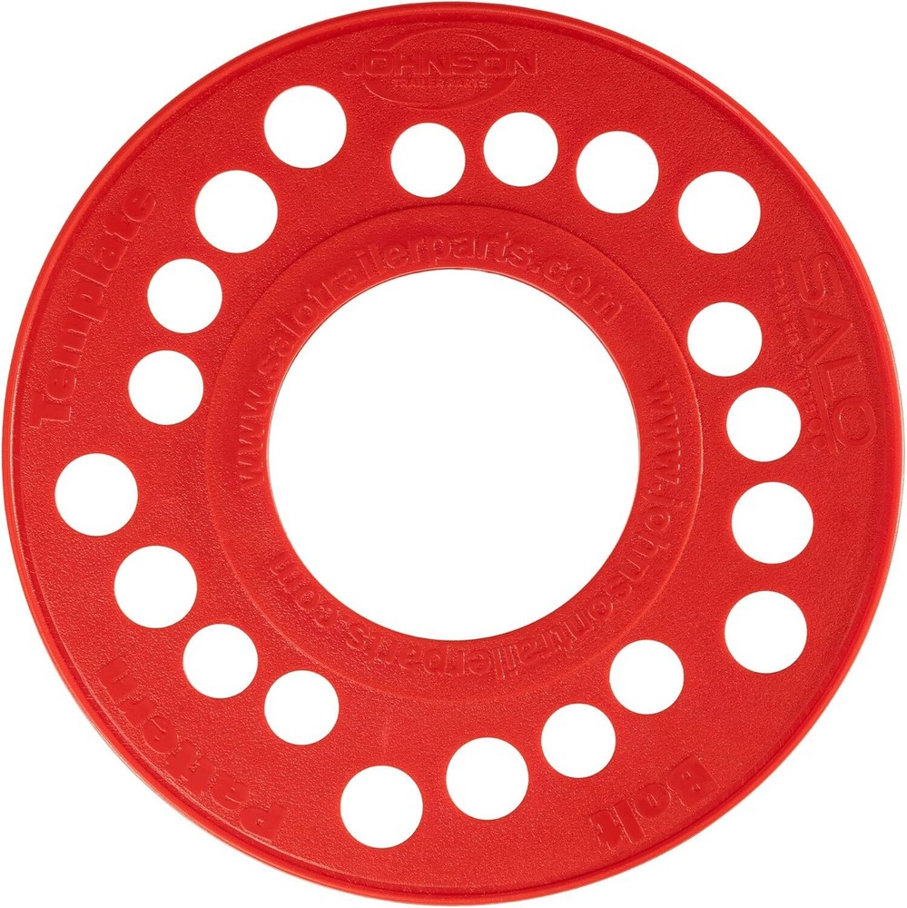 5 Lug Bolt Pattern Template | Trailer Axle Circle