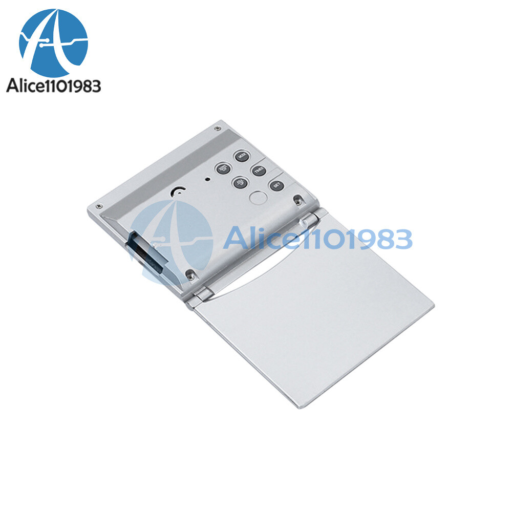 Digital Deck Clock Foldable Calendar Temperature Timer Alarm Clock LCD Display