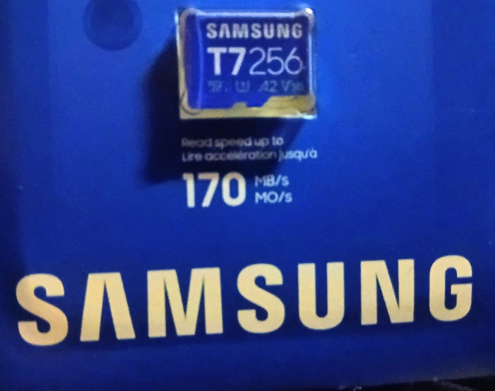 Samsung T7 256gb Micro SD Card