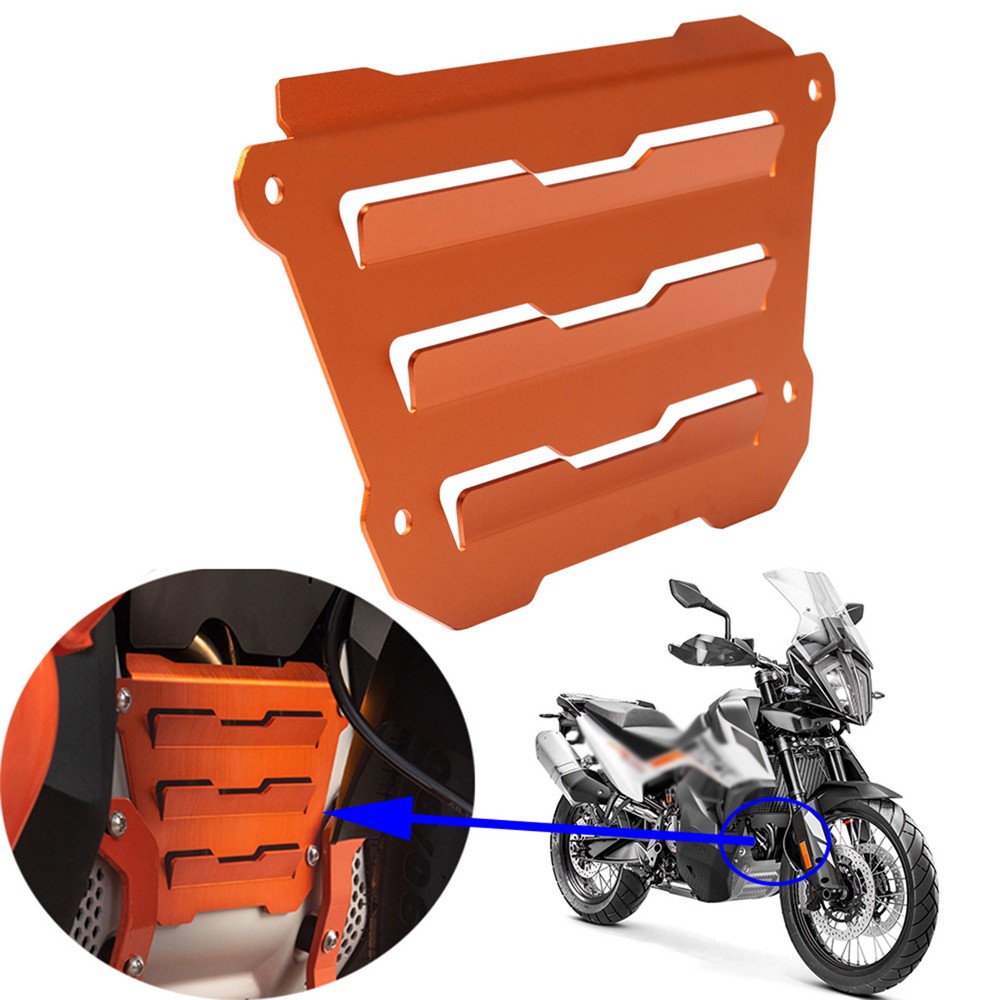 Motorcycle Skid Engine Plate Crap Flap Engine Guard Bashplate Cover Mud RHMP