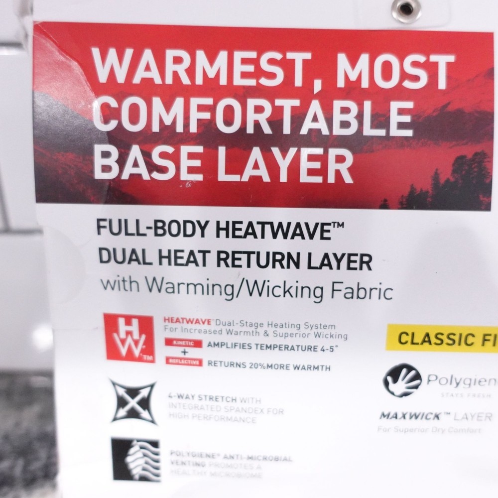 NIB Seirus Women's Heatwave Performance Base Layer Bottom Carbon Size XL