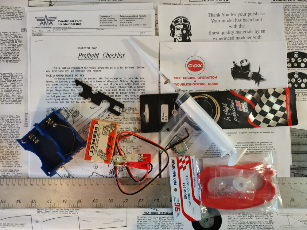 Control line Model Cox 049 Baby Ring Master Pt 19 version