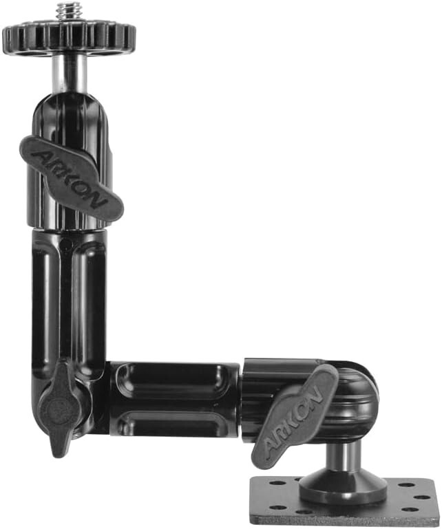 Robust Aluminum Camera Wall Mount - Easy Installation & Multi-Angle Adjustments