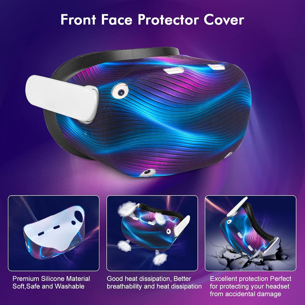 Accessories for Oculus Quest 2, VR Accessory Set for Meta Quest 2, Include Contr