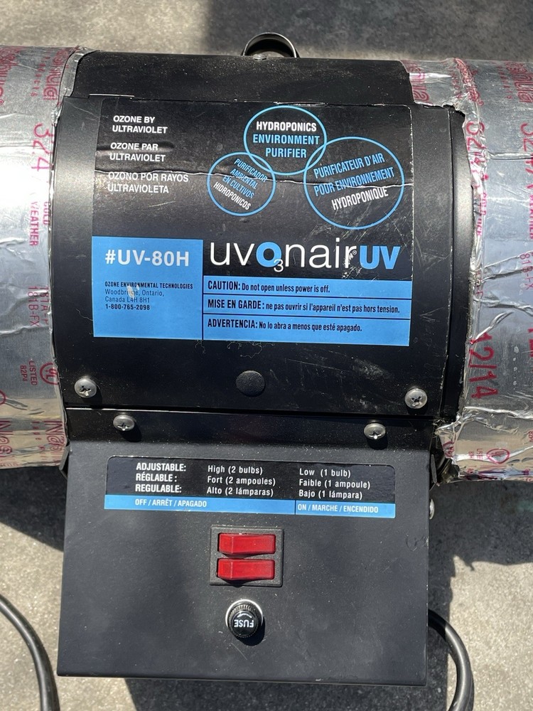 Used Uvonair Ozone Generator UV-80H