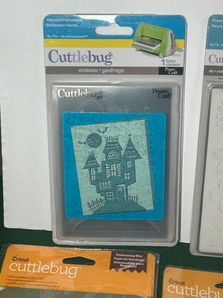 Lot of 13 Cuttlebug Items (see description)