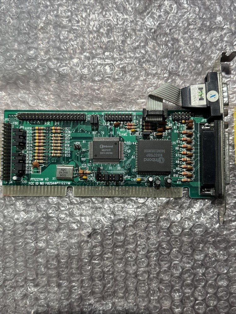 Winbond DWI Wiretek PT1227W V2 Multi I/O Controller Card ISA
