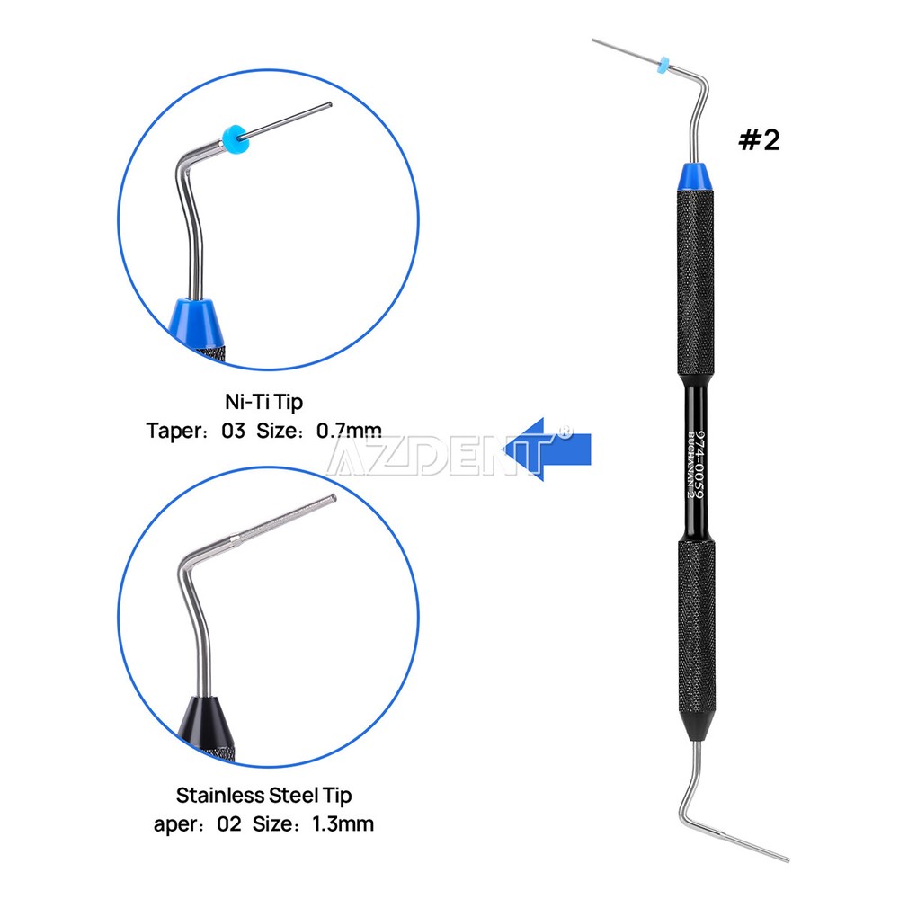 Dental Gutta Percha Pen Heated Tips Pluggers Needles For Obturation Endo System