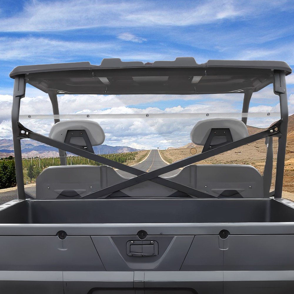 UTV Rear Windshield for Polaris Ranger 800 Full Size 2010-2014 Back Full Window