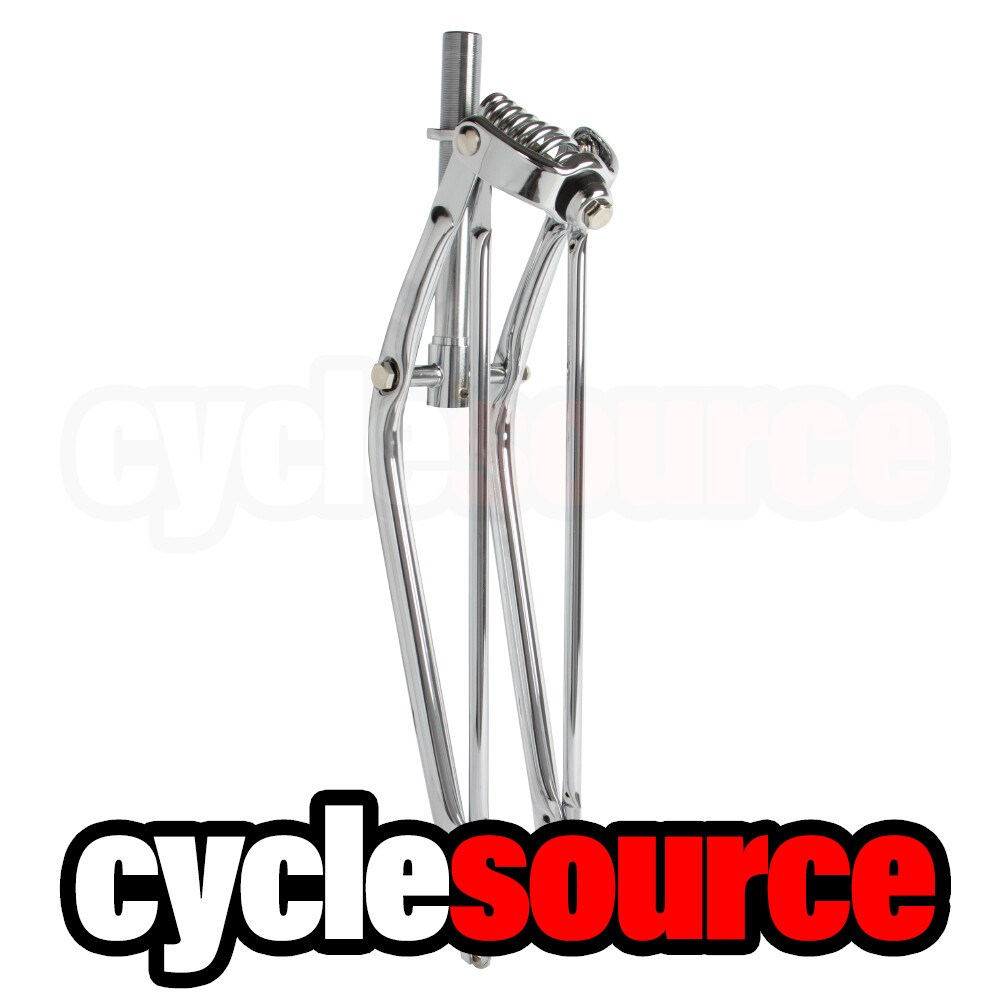 24" Classic Spring Fork 1" Chrome lowrider beach cruiser bicycle fork