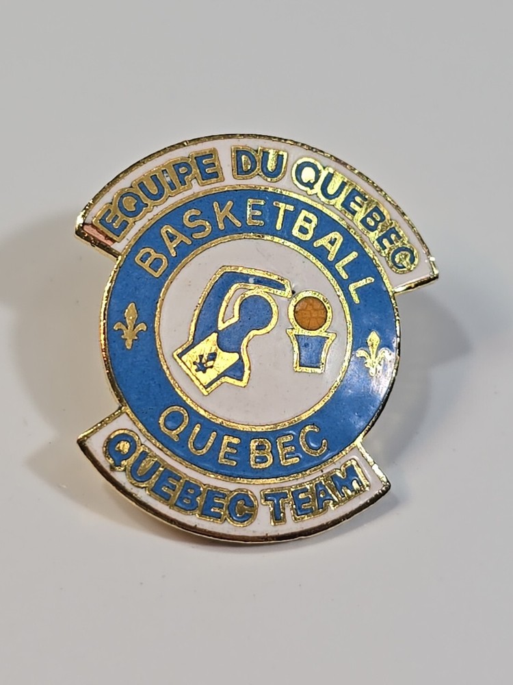 Basketball Quebec Lapel Pin Equipe Du Quebec