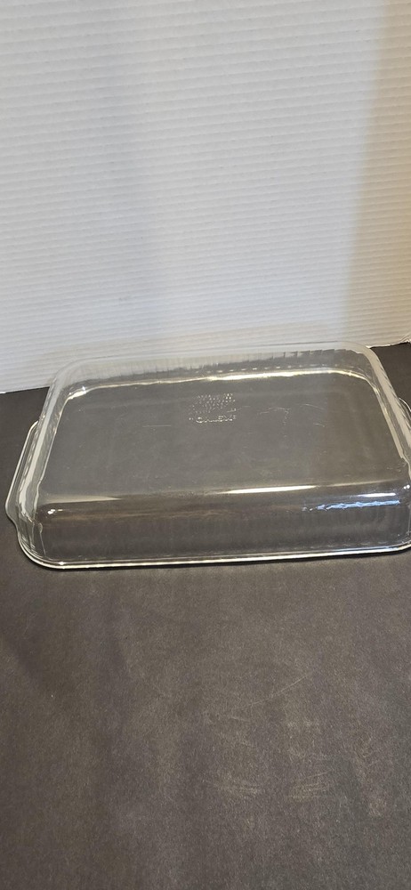 Pyrex 233B 3 Qt Rectangular Glass Baking Dish 13x9x2in Clear Pan Ovenware USA