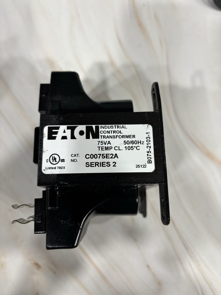 Eaton industrial control transformer C0075E2B SERIES 2