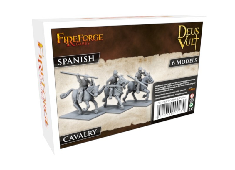 FIREFORGE GAMES DEUS VULT DVSP04 CAVALRY SPANISH 6 MODELS