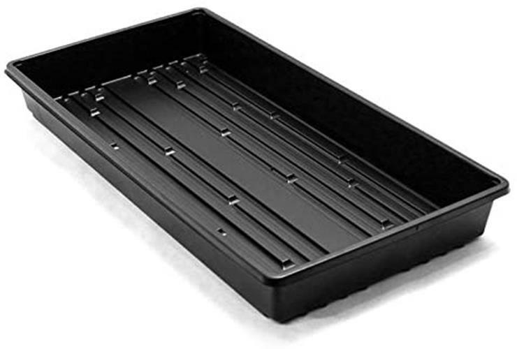 Solid Trays and Humidity Dome Lids, 10 Each, Propagation and Seed Starting Trays