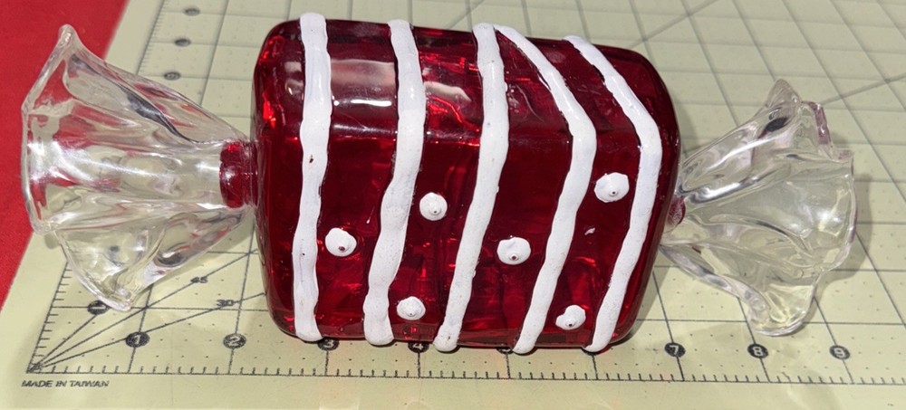 Department 56 Acrylic "Wrapped Candy Box" - Hinged Magnetic Clasp ~ Rectangle 8”